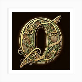 Letter O Art Print