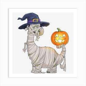 Halloween Zombie Mummy Dinosaur Witch Scary Boys Girls Kids Art Print