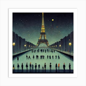 Paris At Night 6 Art Print