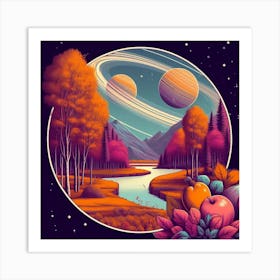 Saturn Art Print