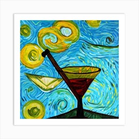 Martini Art Print