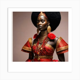 African Beauty 2 Art Print