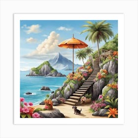 Stairway To Paradise Art Print