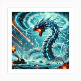 Abyssal Leviathan 2 Art Print