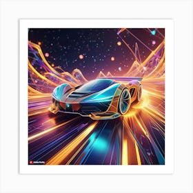 Super car Art Print