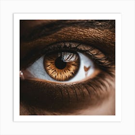 Brown Eye 2 Art Print