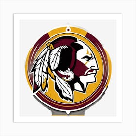 Washington Redskins Logo Art Print