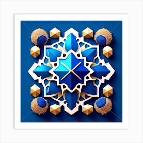 Islamic Islamic Islamic Islamic Islamic Art Print