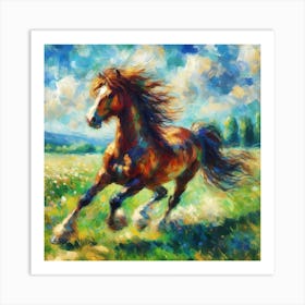 Brown In The Meadow Art Print