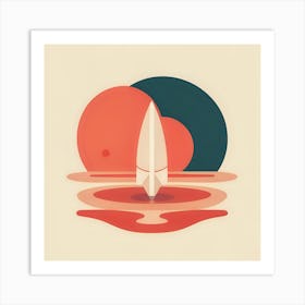 Sailboat In The Water Art Print