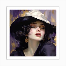 Portrait Of A Woman 67 Art Print