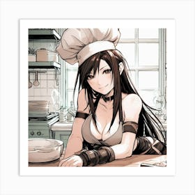 Chef Tifa Art Print