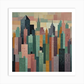 New York City Skyline 11 Art Print