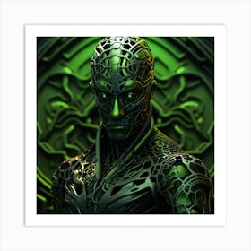 Green machines Art Print