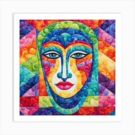 Face Of The Rainbow Art Print