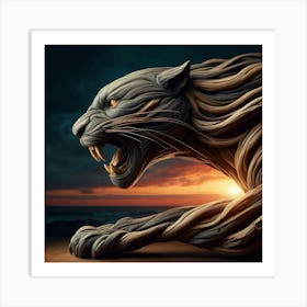 Tiger Art Art Print