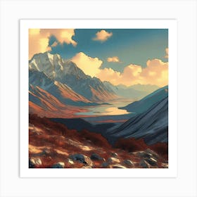 Alpine Serenity 3 1 Art Print