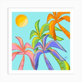 Palm City Art Print