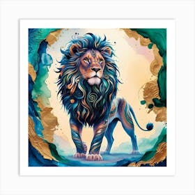 Lion of the African Art Print