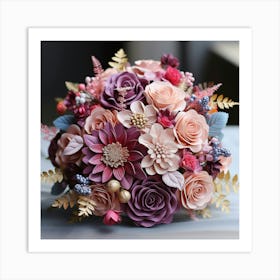 Bouquet Of Flowers 7 Art Print