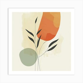 Abstract Floral Painting 2 Art Print