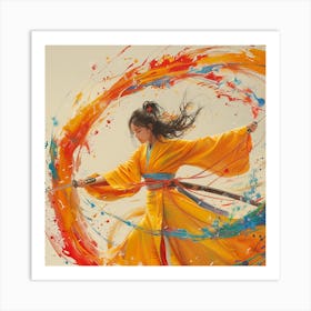 Lena1987 Gesture Painting Guache On Paper Female Martial Arti D6f5d01a 6a8e 4c00 Af8a 57bd17db015e 3 Art Print