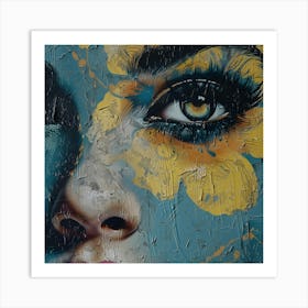 Woman'S Face 2 Art Print