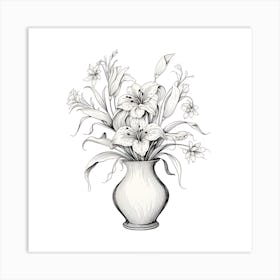 Flowers In A Vase Art Print