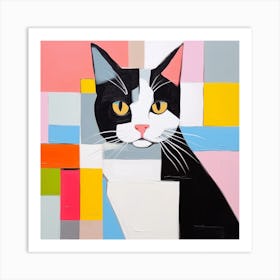 Cat Painting Art Print