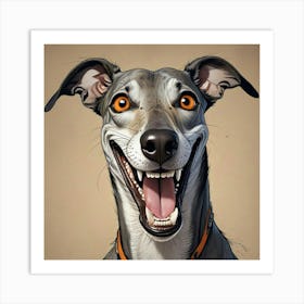 Greyhound Art Print