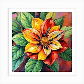 Dahlia 1 Art Print