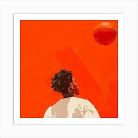 Basketball Player 8 Art Print