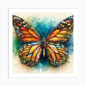 Monarch Butterfly Art4 Art Print