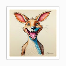 Kangaroo 23 Art Print