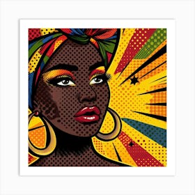 Zinhle Pop African Woman Art Print