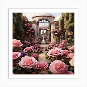 Rose Garden Art Print