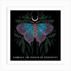 Positivity Butterfly Art Print Art Print