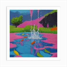 'Waterfall' Art Print