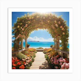 Archway To The Beach 1 Art Print