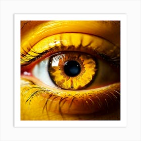 Yellow Eye 4 Art Print