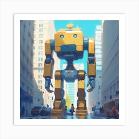 Big Robot Art Print