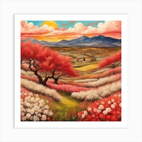 Cherry Blossoms 5 Art Print