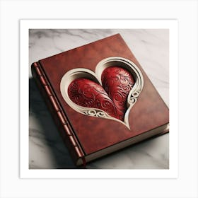 Heart Shaped Book 6 Art Print