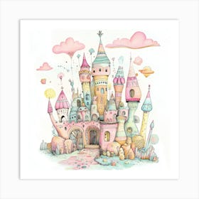 Fairytale Castle 22 Art Print