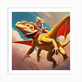 Dragon Ride Art Print