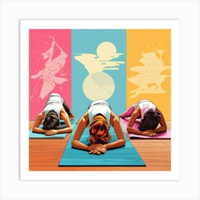 Yoga Pose 1 Art Print