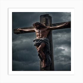 Christ On The Cross Art Print