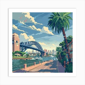 Sydney Harbour Bridge 1 Art Print