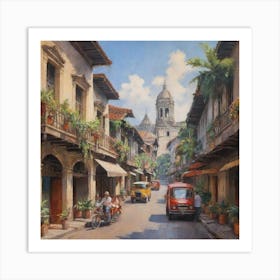 Old Manila Philippines 1.3 Art Print