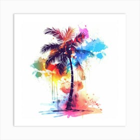 Tropical Palm Tree 4 Art Print